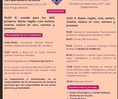 II Marcha Motera Solidaria Síndrome de Noonan