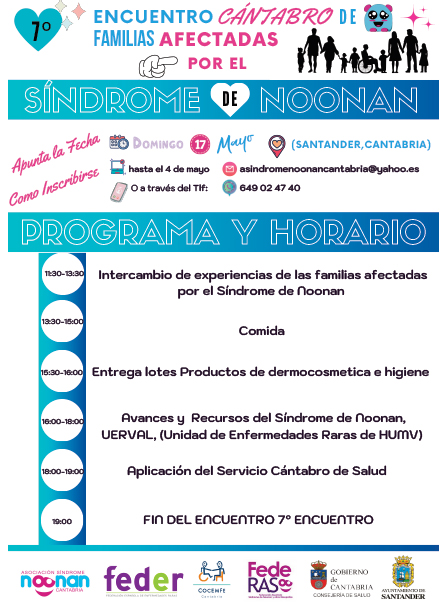 7º Encuenntro de Familias afectadas por el Síndrome de Noonan