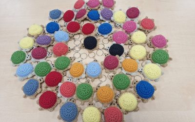 LLAVEROS CROCHET TORTUGUITAS