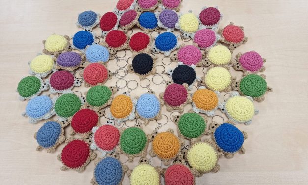 LLAVEROS CROCHET TORTUGUITAS