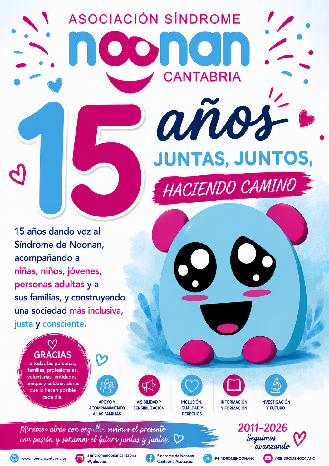 CARTEL 15 ANIVERSARIO Aniversario 15 años ASNC