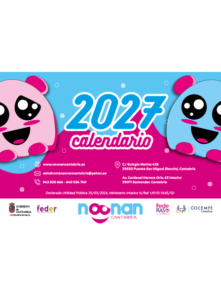 Calendario Noonan 2027 Calendario Noonan 2027
