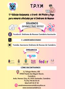 Folleto Pilates y Yoga menores año 2027